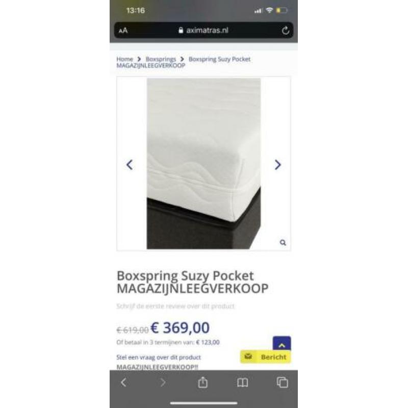 BOXSPRING 140x200