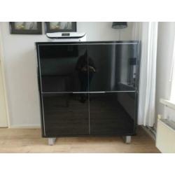 Hooglans zwart kasten + tv kast