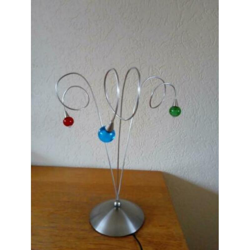 Harco loor strawberry design tafellamp bureaulamp 3 bolletje