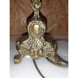 Zware messing schemerlamp