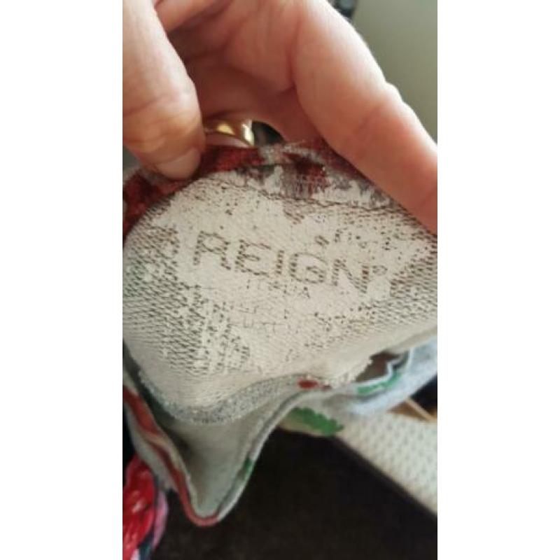 ZGAN grijze grijs rozen REIGN trui truitje M 38/40 bloem