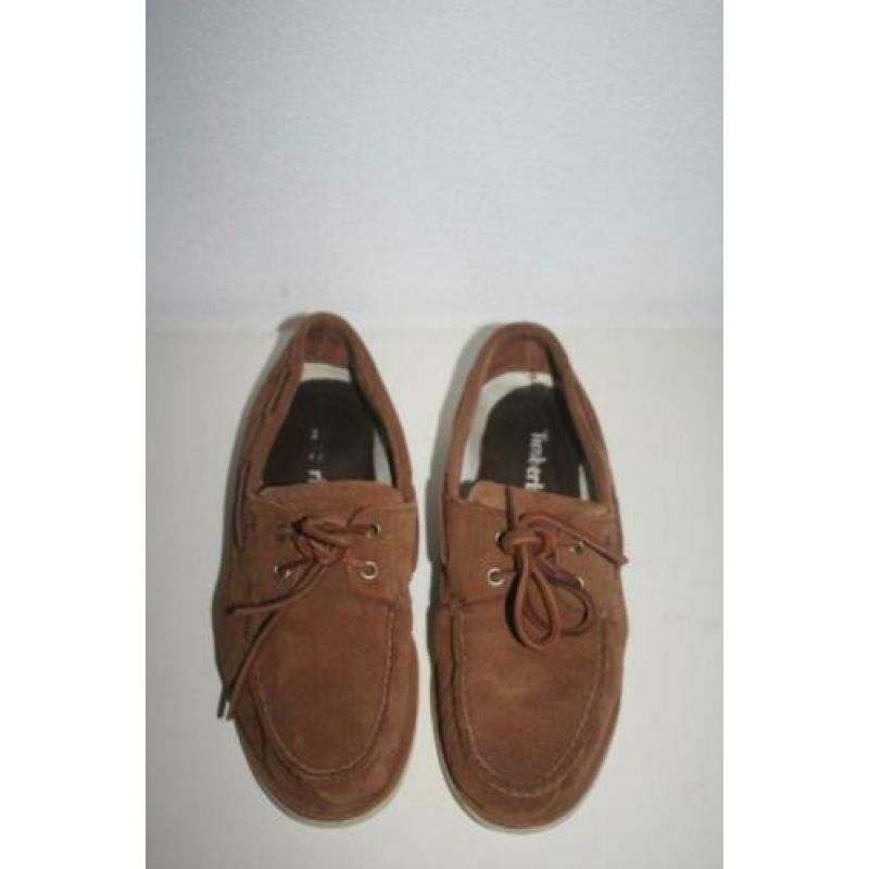 Timberland heren suede cognac kleur leer schoenen mt 44/ W10