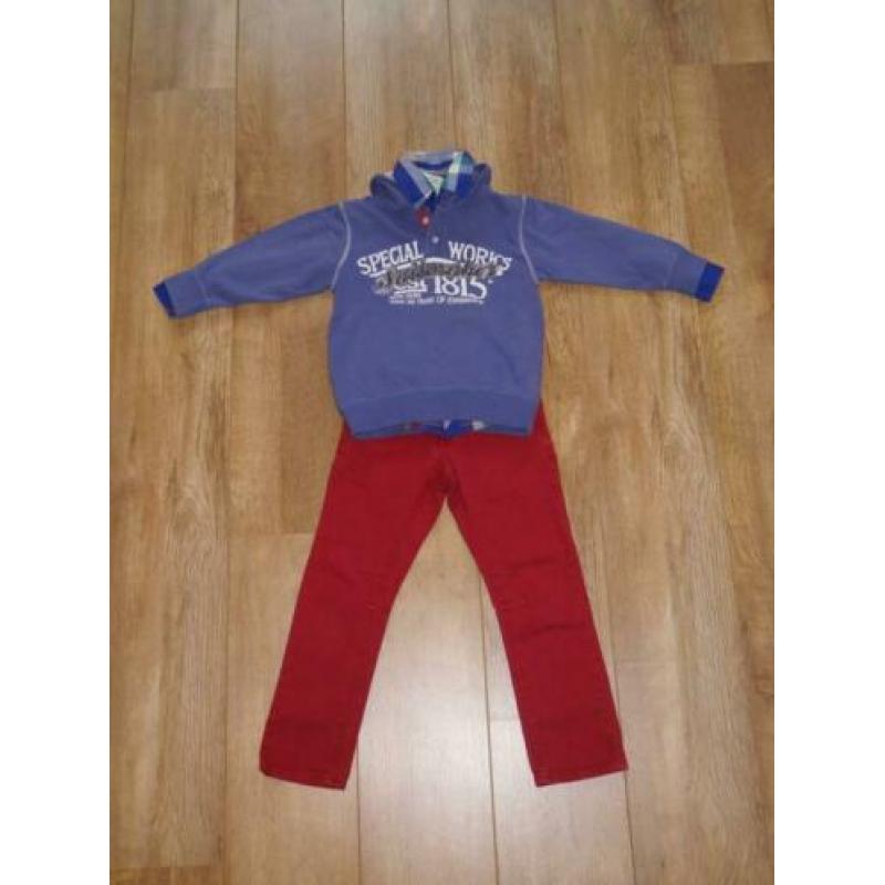 leuk pakketje jongens kleding draagmaat 104-110