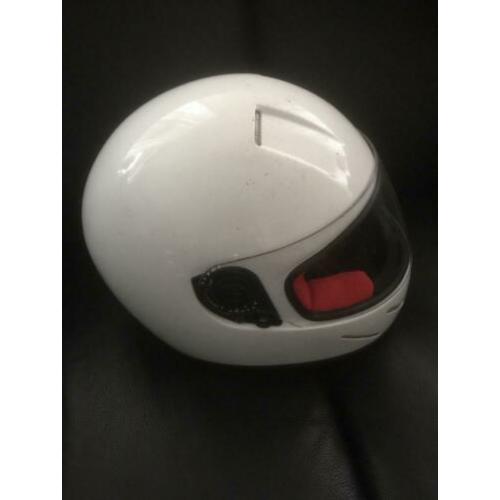 Witte helm maat l