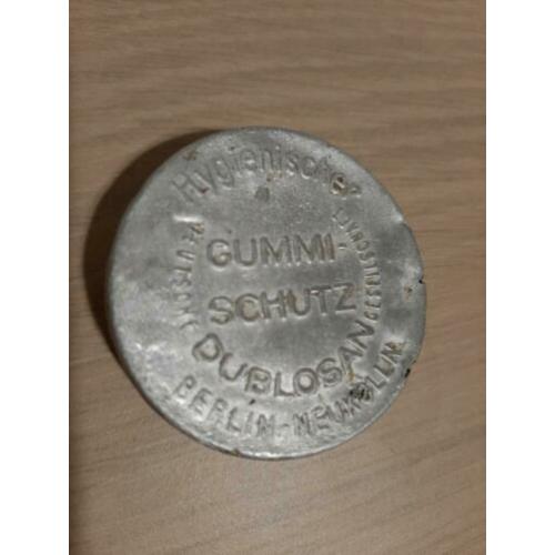 Gummi-Schutz Wehrmacht Condoom Blikje