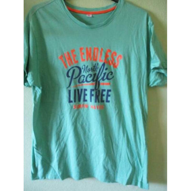 Heren t shirt maat XXL