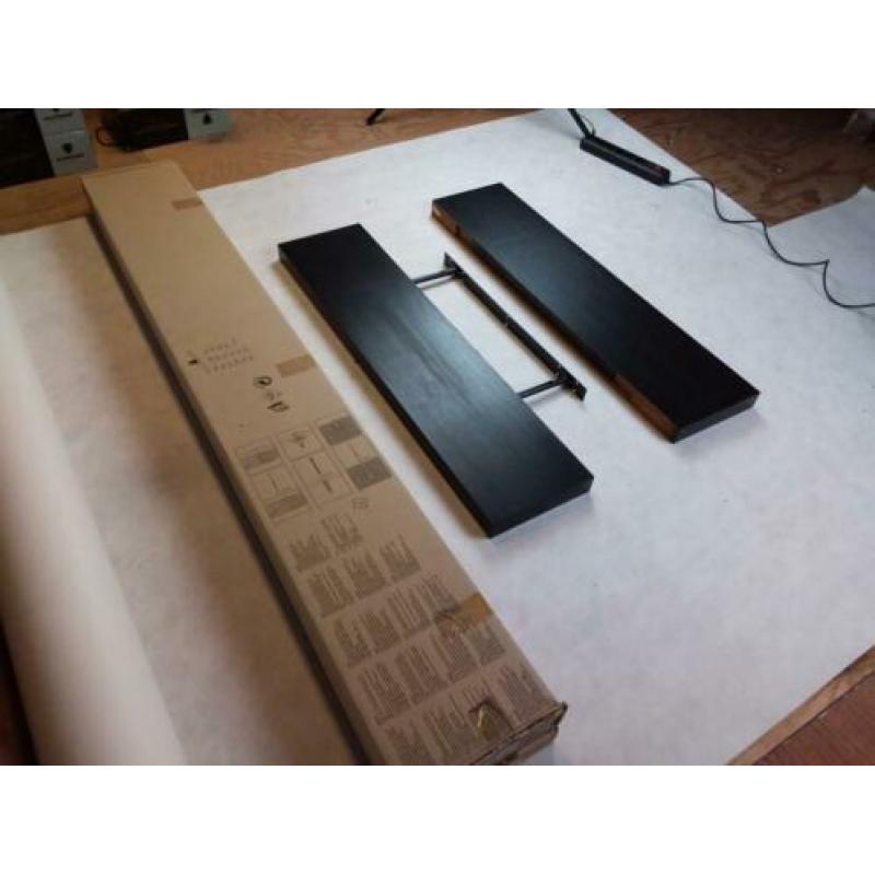 Ikea lack wandplanken kleur zwart