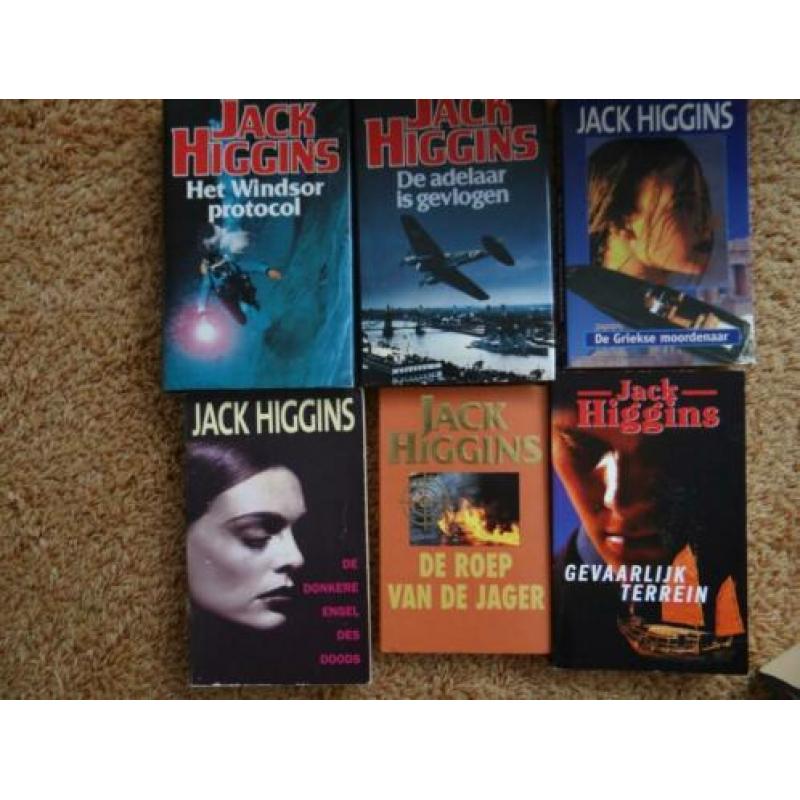 Negen boeken Jack Higgins