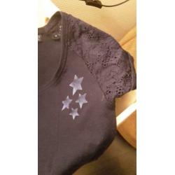Donkerblauwe jurk Blue Seven 140