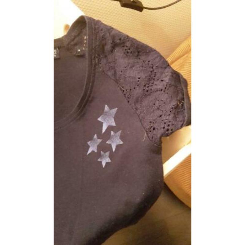 Donkerblauwe jurk Blue Seven 140