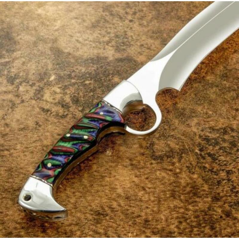 Jachtmes Full Tang Sasquatch Bowie handgemaakt D2 staal Mes