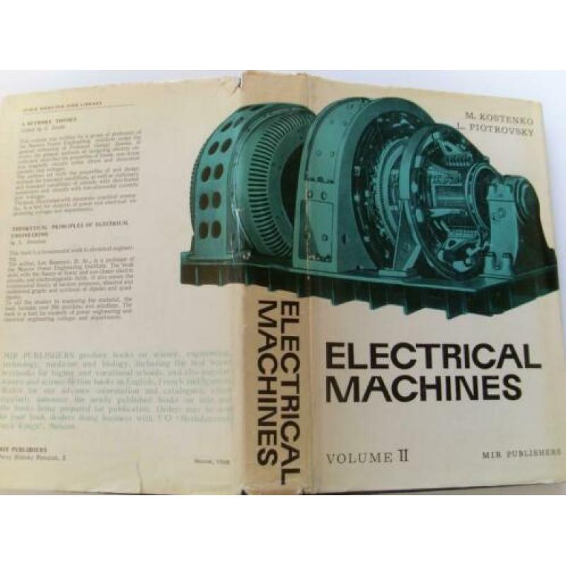Electrical machines vol 1 & 2 M Kostenko