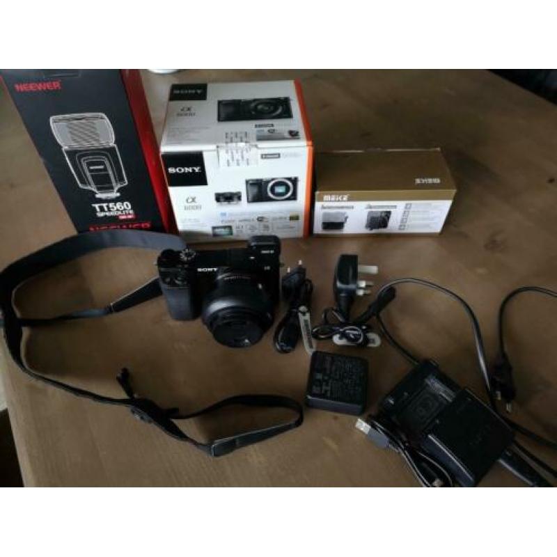 Sony A6000 met extra's