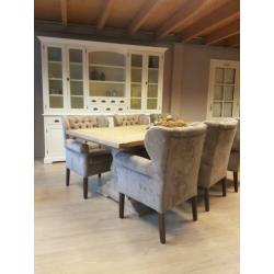*VOORRAAD* 6 Stuks Landelijke Eetkamerstoelen Roman (5)