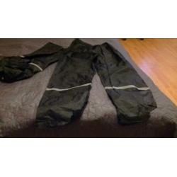 Regenpak, jas met capuchon en broek, zwart ,maat s, Hema