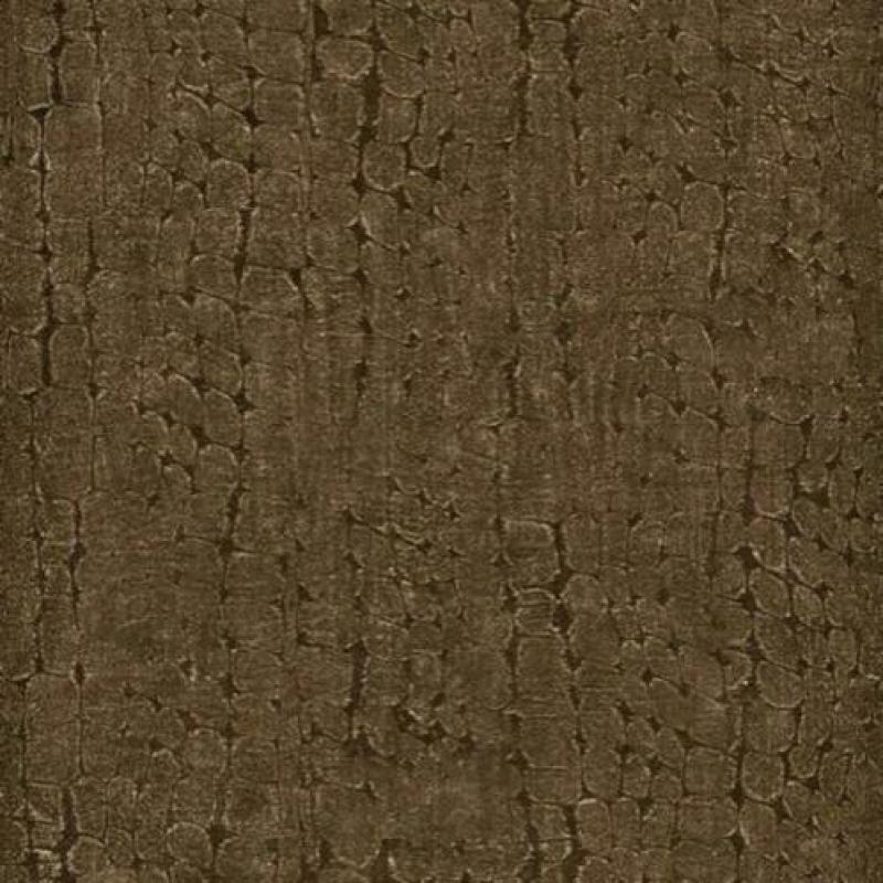 3x Behang Dutch Wallcoverings /FYH Vliesbehang Croco brons