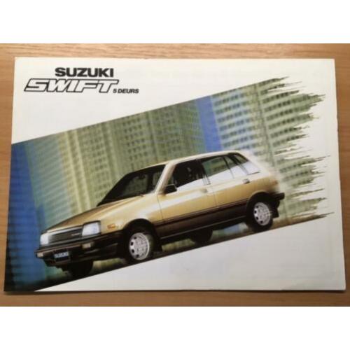 Autofolder/Brochure Suzuki Swift 5 deurs