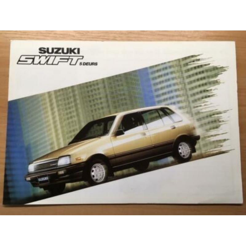 Autofolder/Brochure Suzuki Swift 5 deurs