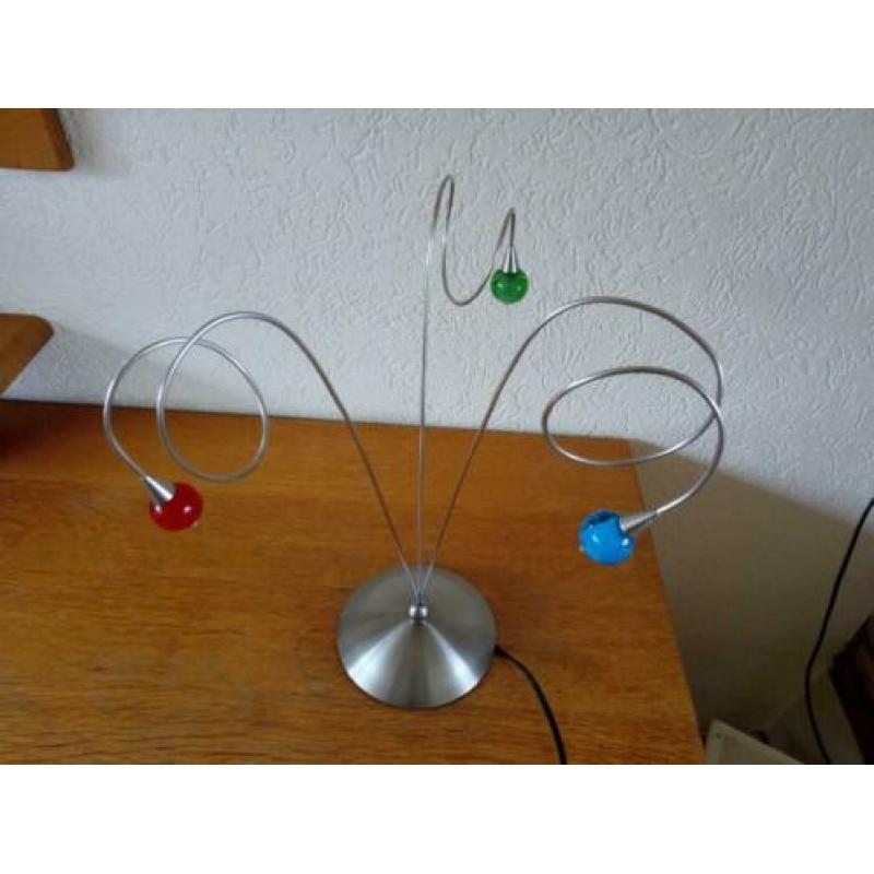 Harco loor strawberry design tafellamp bureaulamp 3 bolletje