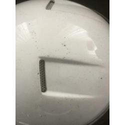 Witte helm maat l