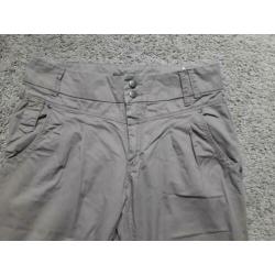 Bruin/beige only chino broek maat W38L32