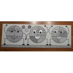 Voor Kinderkamer Babykamer. Schilderij. Unicum. Zie foto's!