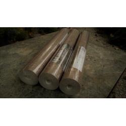 3x Behang Dutch Wallcoverings /FYH Vliesbehang Croco brons