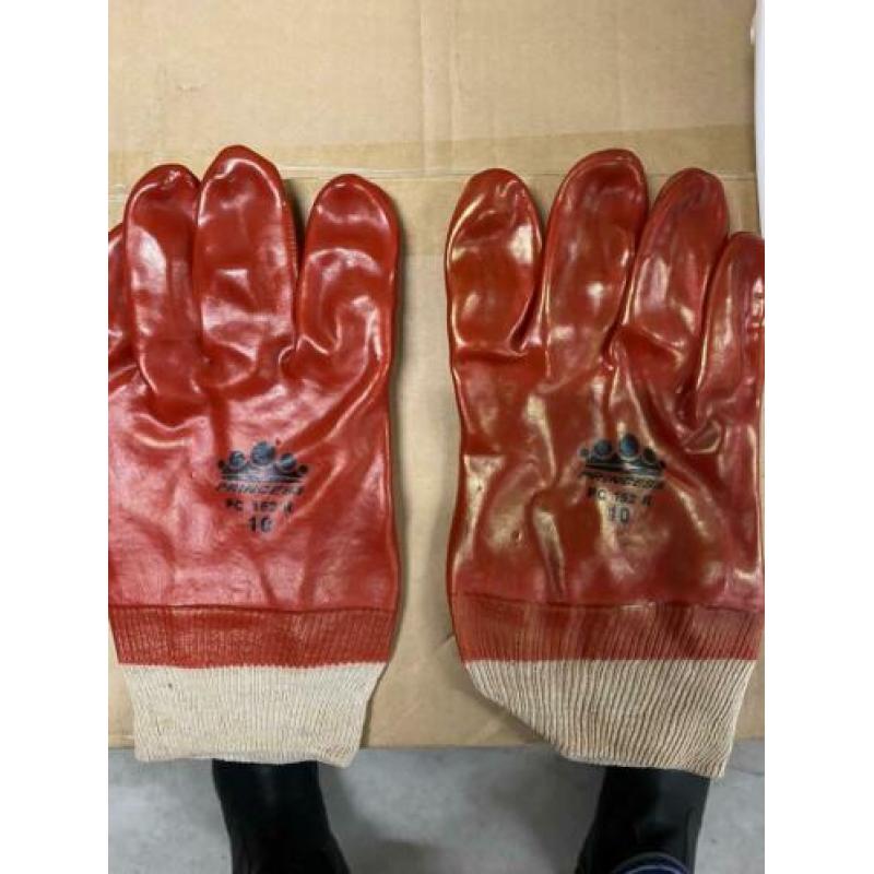 NIEUWE Werkhandschoenen “Amerikaantjes” en PVC handschoenen