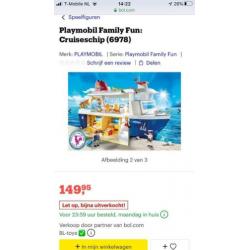 Playmobiel cruiseschip