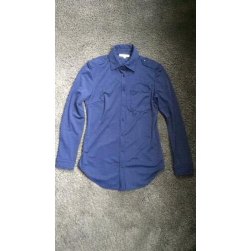 Comfort blouse blauw maat S of 36 Nieuw!