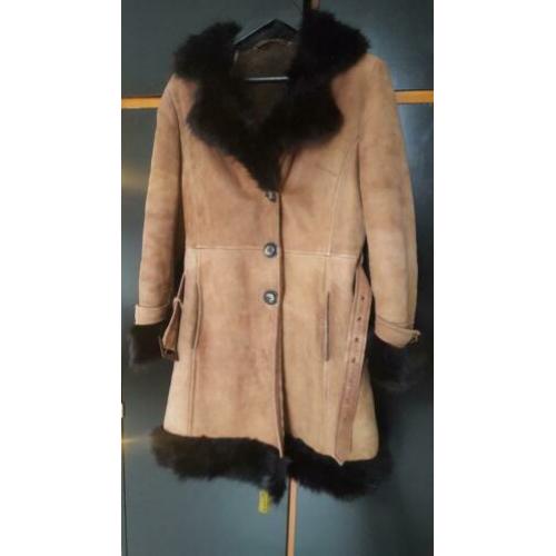 Lammycoat met bont