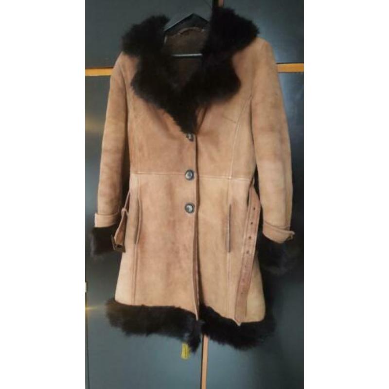 Lammycoat met bont