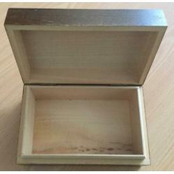 Houten doosje Oostenrijk Edelweiss, jaren 70