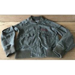 Bien Blue army jacket The Sting maat 38 zgan Jas legergroen