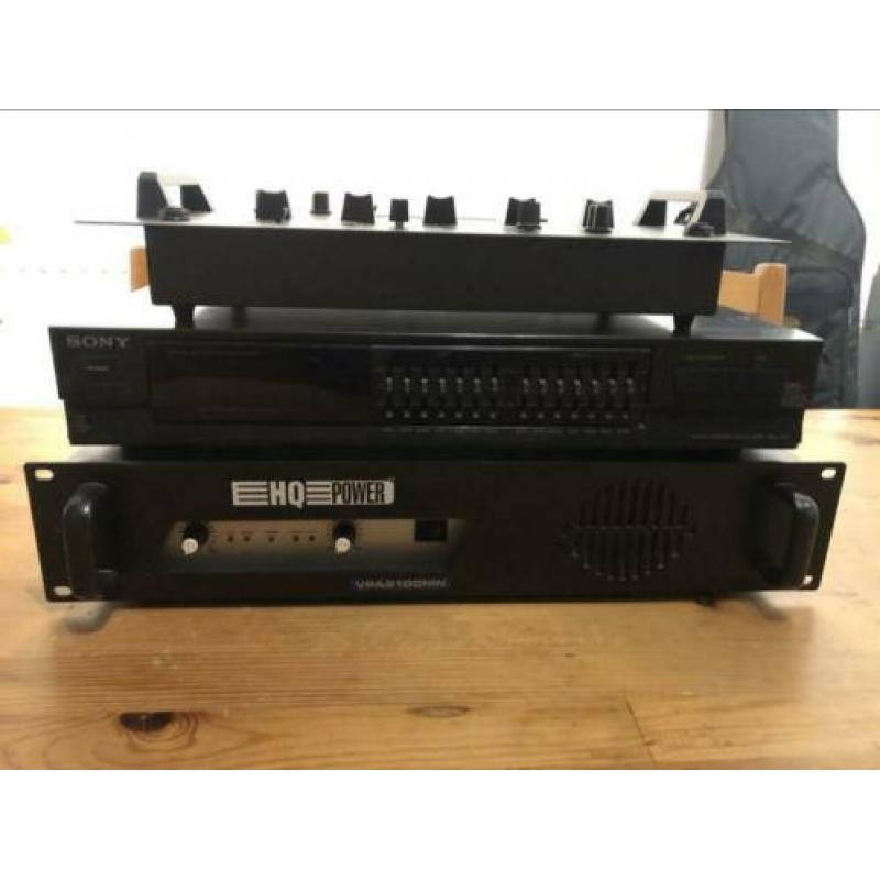 DJ beginners set, bijna compleet (zonder speakers)