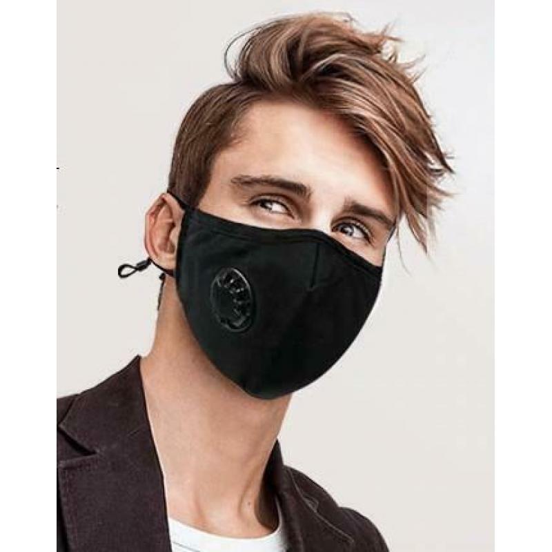 Mondmasker met filter en ventiel
