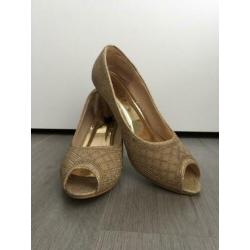 Pumps met open teen, maat 41