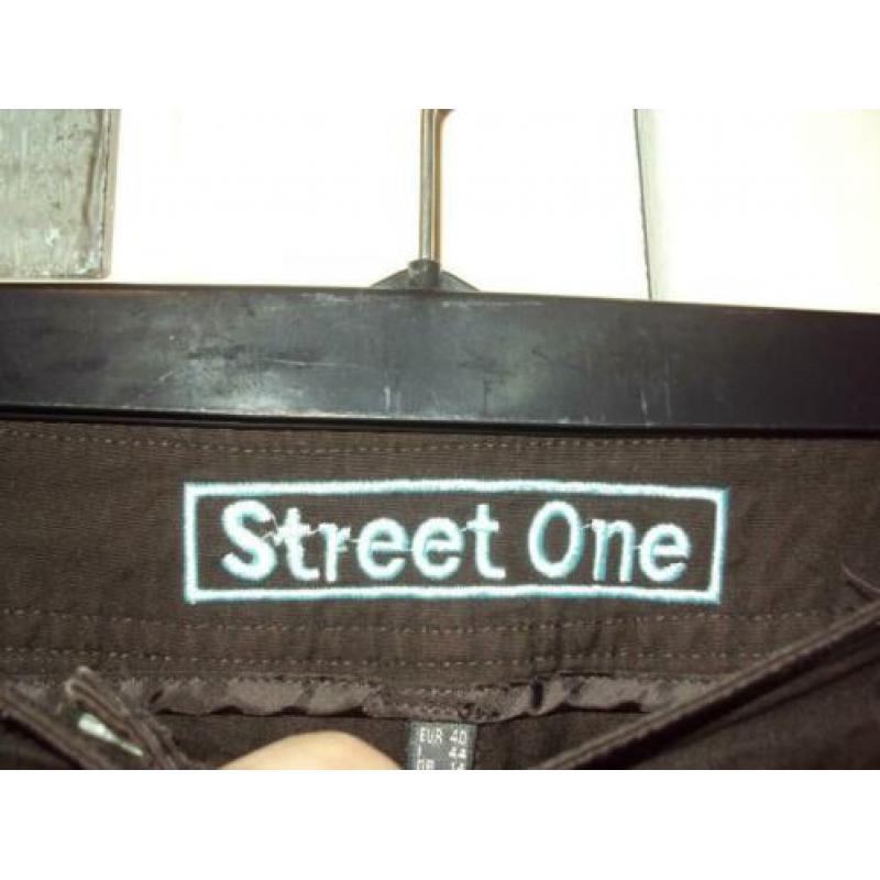 Nette bruin katoenen college srok STREET ONE 38 M nieuwstaat
