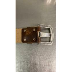 Van Buren leren riem 95 cm