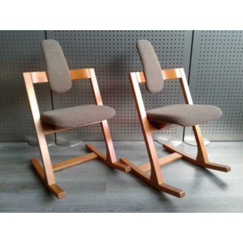 2x Stokke (Variér) Pendulum (Lichtbruin), Prachtig!