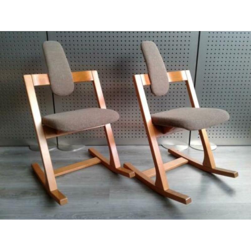 2x Stokke (Variér) Pendulum (Lichtbruin), Prachtig!