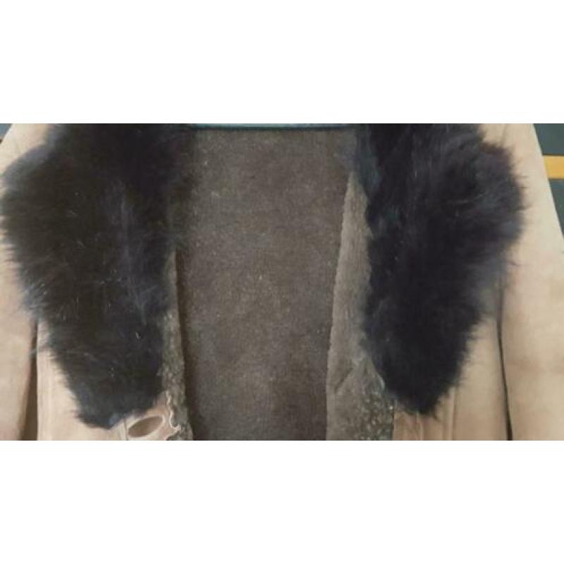 Lammycoat met bont