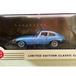 Jaguar E-Type - Blue. Vanguards/Kyosho VG3062B