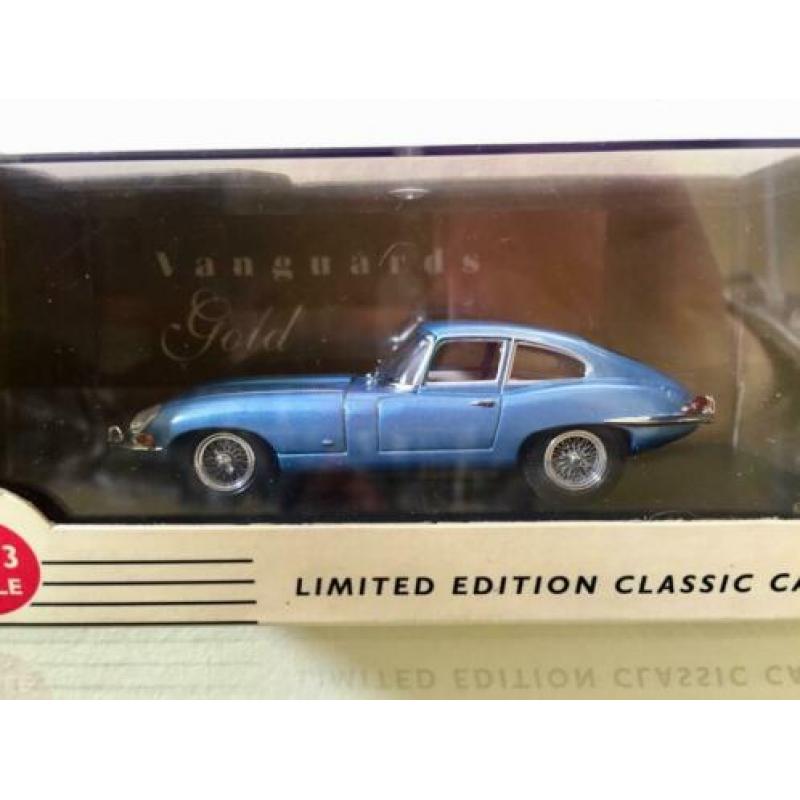 Jaguar E-Type - Blue. Vanguards/Kyosho VG3062B