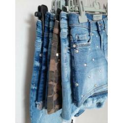 6 Spijker korte broeken shorts Clockhouse mt 34