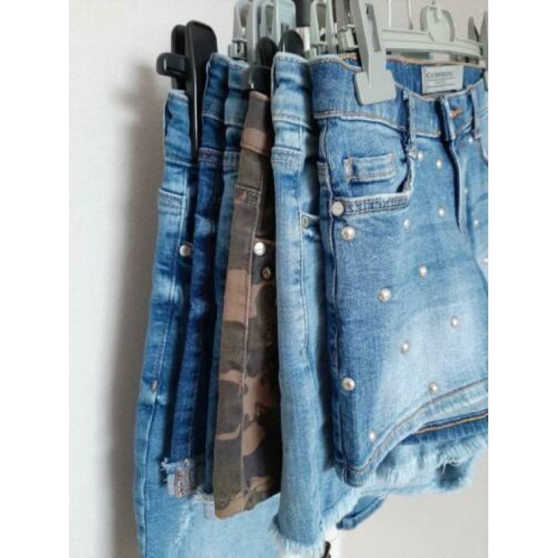 6 Spijker korte broeken shorts Clockhouse mt 34