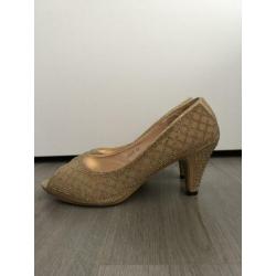 Pumps met open teen, maat 41