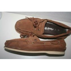 Timberland heren suede cognac kleur leer schoenen mt 44/ W10