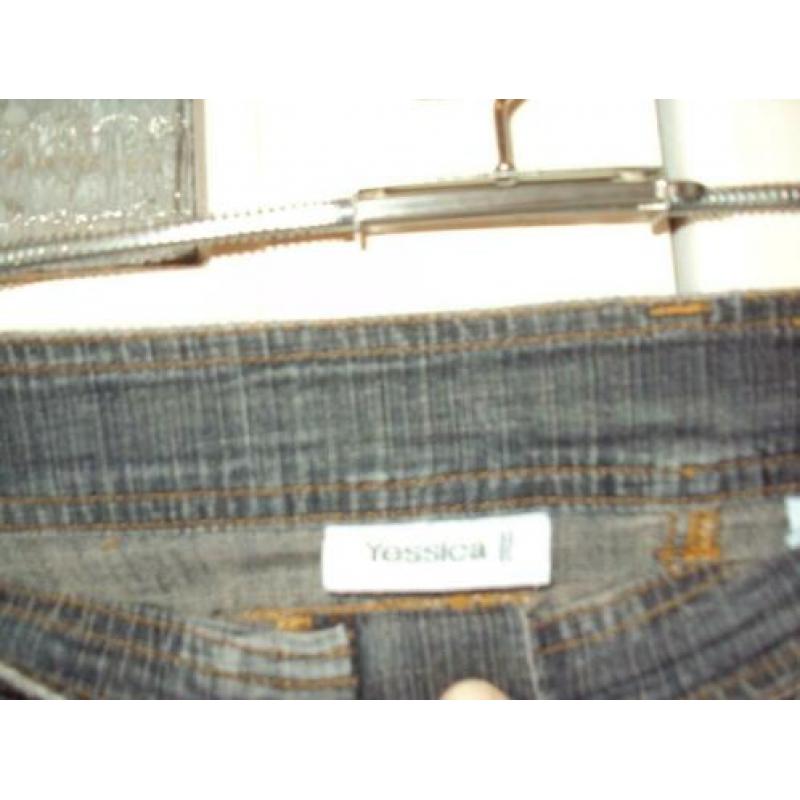 Vaal blauwe stretch jeans rok YESSICA C&A 44 L goede staat