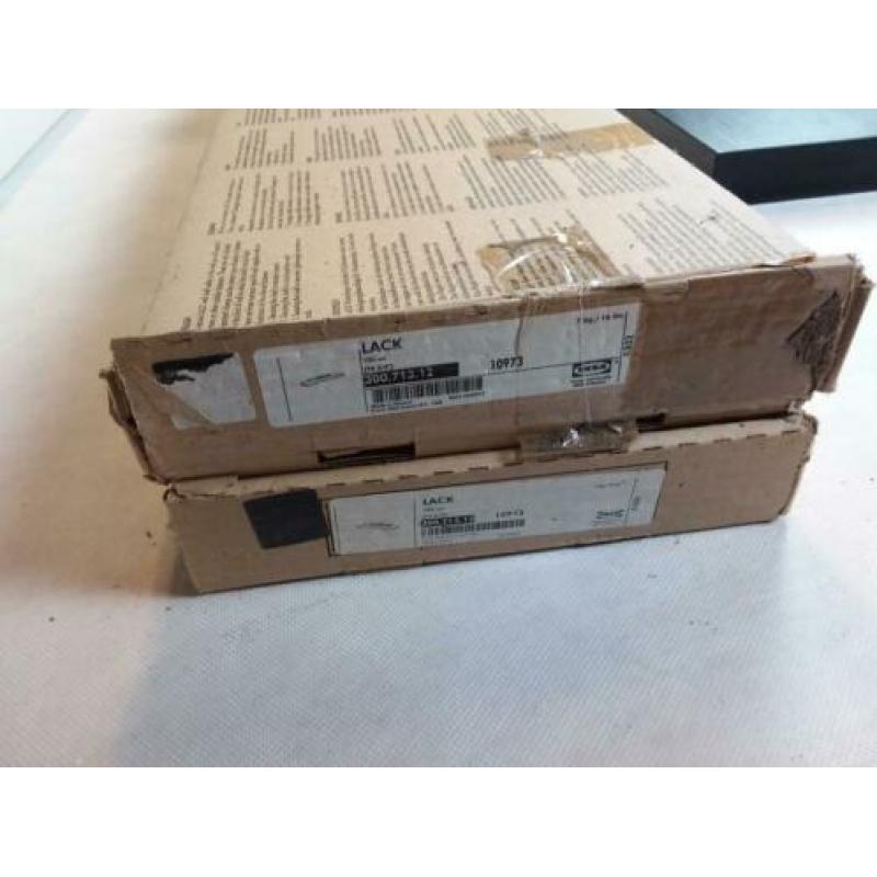 Ikea lack wandplanken kleur zwart